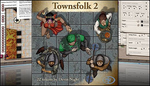 Fantasy Grounds - Townsfolk 2 (Token Pack)