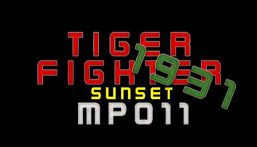 Tiger Fighter 1931 Sunset MP011
