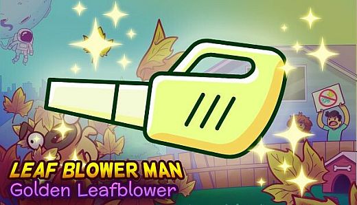 Leaf Blower Man - Golden Leafblower