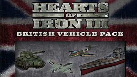 Hearts of Iron III: British Vehicle Spritepack DLC