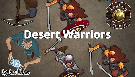 Fantasy Grounds - Jans Token Pack 01 - Desert Warriors