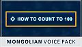 How to Count to 100 - Mongolian Voice Pack