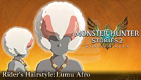 Monster Hunter Stories 2: Wings of Ruin - Rider's Hairstyle: Lumu Afro