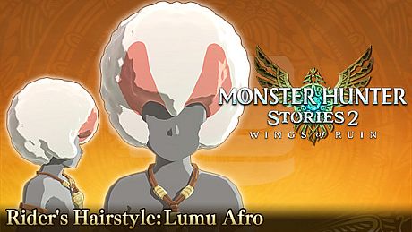 Monster Hunter Stories 2: Wings of Ruin - Rider's Hairstyle: Lumu Afro DLC