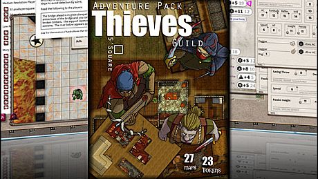 Fantasy Grounds - Adventure Pack: Thieves Guild (Map and Token Pack) DLC