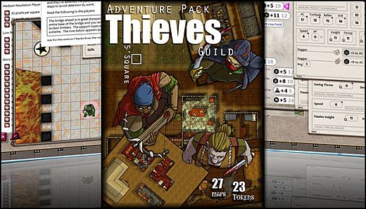 Fantasy Grounds - Adventure Pack: Thieves Guild (Map and Token Pack)