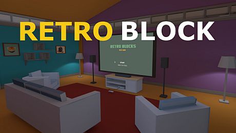 Retro Block VR Game