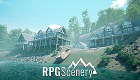 RPGScenery - Fishing Village Scene