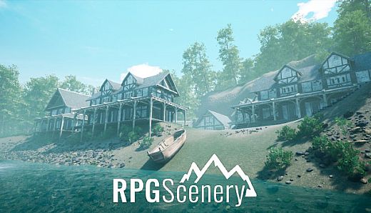 RPGScenery - Fishing Village Scene