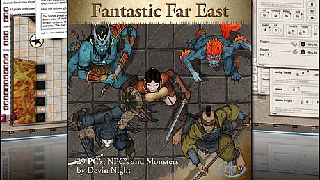 Fantasy Grounds - Fantastic Far East (Token Pack) DLC