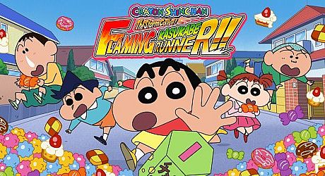 CRAYON SHINCHAN The Storm Called FLAMING KASUKABE RUNNER!! Game