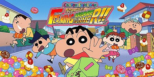 CRAYON SHINCHAN The Storm Called FLAMING KASUKABE RUNNER!!