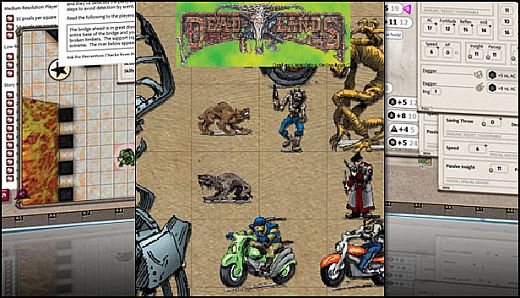 Fantasy Grounds - Hell on Earth Reloaded Figure Flats - Starter (Token Pack)