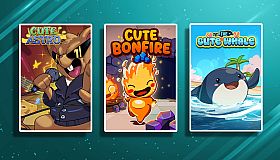 Cute Astro + Cute Bonfire + The Cute Whale (Bundle)