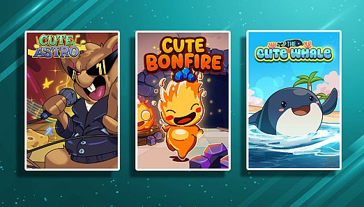 Cute Astro + Cute Bonfire + The Cute Whale (Bundle)