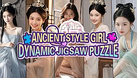Ancient Style Girl Dynamic Jigsaw Puzzle
