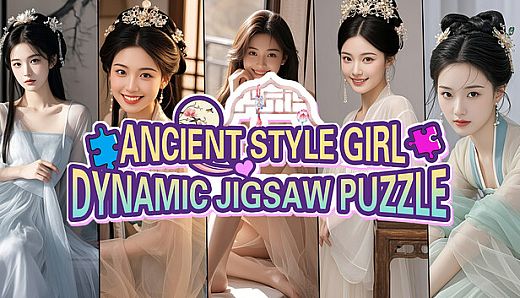 Ancient Style Girl Dynamic Jigsaw Puzzle