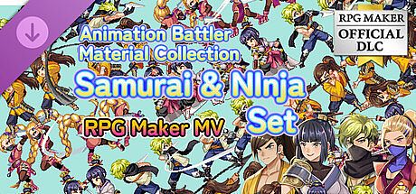 RPG Maker MV - Animation Battler Material Collection Samurai and Ninja Set