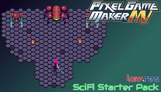 Pixel Game Maker MV - low.res Sci Fi Starter Pack