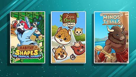 Habitat Shapes: The Tropical Journey + Zoo Orbs: Safari + Minos Trials (Bundle) Game