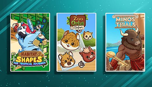 Habitat Shapes: The Tropical Journey + Zoo Orbs: Safari + Minos Trials (Bundle)