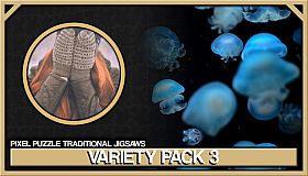 Pixel Puzzles Traditional Jigsaws Pack: Variety Pack 3
