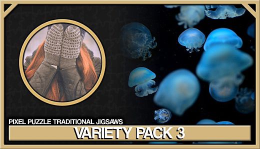Pixel Puzzles Traditional Jigsaws Pack: Variety Pack 3