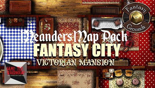 Fantasy Grounds - Meanders Map Pack: Victorian Mansion Special Edition (Map Pack)