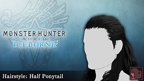 Monster Hunter World: Iceborne - Hairstyle: Half Ponytail DLC