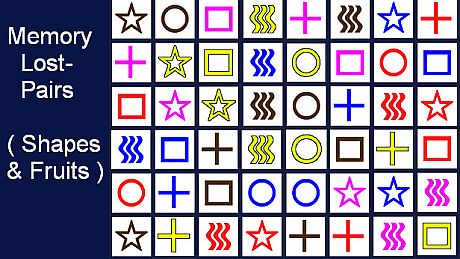 Memory Lost-Pairs Game