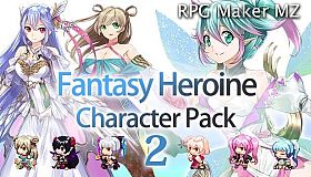 RPG Maker MZ - Fantasy Heroine Character Pack 2