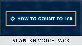 How to Count to 100 - Spanish Voice Pack