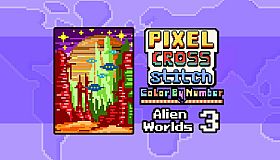 Pixel Cross Stitch - Alien Worlds Pack 3