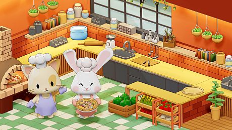 Cat&Rabbit Pizza Farming Game