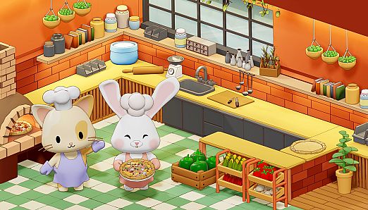Cat&Rabbit Pizza Farming