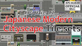 RPG Maker MZ - Japanese Modern Cityscape Tileset