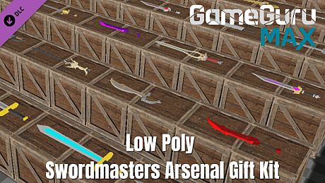 GameGuru MAX Low Poly Gift Kit - Swordmasters Arsenal DLC