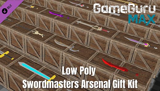 GameGuru MAX Low Poly Gift Kit - Swordmasters Arsenal