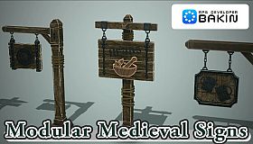 RPG Developer Bakin Modular Medieval Signs