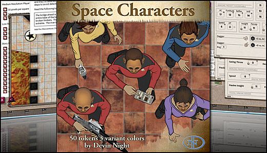 Fantasy Grounds - Space Characters (Token Pack)