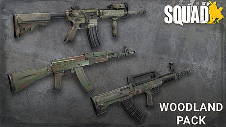 Squad Weapon Skins - Woodland Camo Pack DLC
