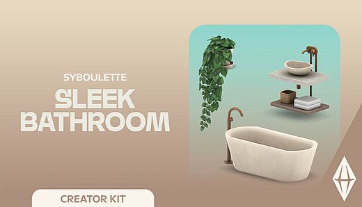 The Sims 4 Sleek Bathroom Kit