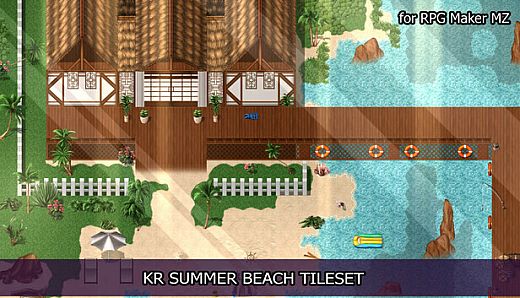 RPG Maker MZ - KR Summer Beach Tileset