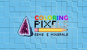 Coloring Pixels - Gems and Minerals Pack