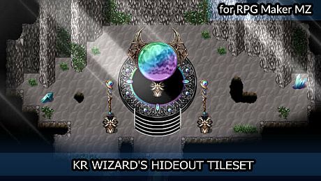 RPG Maker MZ - KR Wizard's Hideout Tileset DLC