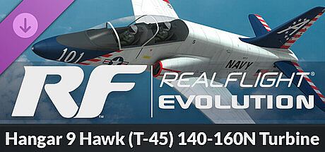 RealFlight Evolution - Hangar 9 Hawk (T-45) 140-160N Turbine DLC
