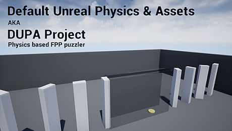 Default Unreal Physics and Assets AKA DUPA Project Game