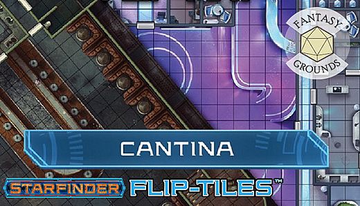 Fantasy Grounds - Starfinder RPG - Flip-Mat - Cantina