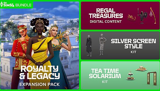 The Sims 4 Royalty & Legacy Grand Bundle