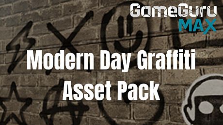 GameGuru MAX Modern Day Asset Pack- Graffiti DLC